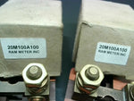  Ram Meter 20M100A100 (2 PCS) Current Shunt 100MV 100 100Amp Image