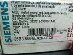  Siemens 3SB3 644-6BA50-0CC0 Red Indicatot Light 22MM Image