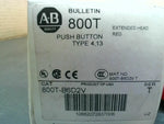  Allen Bradley 800T-B6D2V 30mm Momentary Push Button Extended Red Head Image