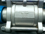  Haitima HTS-075-12/014-F05/F07 Pneumatic Actuator 8 Bar Max w/ Haitima Valve 1/2CF8M 1000WOG Image