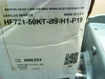  Boston Gear HF721-50-B5-H-P19 Right Angle Hollow Shaft Worm Gear Speed Reducer Image