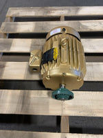  Baldor EM3663T 5HP Super-E Motor 184T Frame 3490RPM 230/460VAC 3PH TEFC 11.4/5.7amps Image
