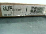  Stanley Proto J47202 12-Piece Metric Socket Set 4mm to 14mm 6-Point 1/4" Drive Image
