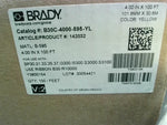  Brady  B30C-4000-595-YL Tape Yellow 100ft. 4" 142032 Image