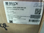  Brady B30C-2250-569-OR Low-Halide Pipe Tape 2.25"X100ft 142032 57.2mmx30.6mm Orange 117962 Image