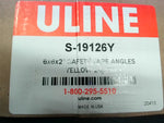  Uline S-19126Y Safety Tape Angles 6"X 6"X 2" Box Of 24 Image