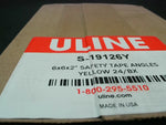  Uline S-19126Y Safety Tape Angles 6"X 6"X 2" Box Of 24 Image