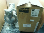  Dayton 6PY44B Double Diaphragm Pump 1" 49GPM Aluminum body 100PSI Image