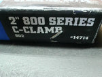  Wilton 802 C-Clamp Standard Depth Drop Forged 2" 14714  800Ser. Image