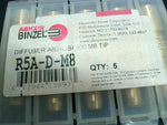  Abicor Binzel R5A-D-M8 Diffuser Abiroba500 M8 Welding Tip Qty 5 Image
