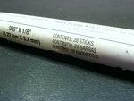  Harris Stay Silv 15620F1 Brazing Alloy Rods 15% Silver HVAC Grade 1LB 28 Rods 0.050" x 1/8" Image