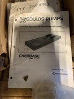  Goulds 3298 Centrifugal Pump 1852gpm 180ft Head 25HP Motor 460VAC 3PH w/ Chembase Image