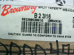  Browning B2-3/16 Split Taper Bushing 3694908 2.1875" Bore x 1.9375" Length Image