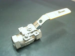  Sharpe 50C767 Ball Valve 1/2" Threaded 316 Stainless Steel 3000 WOG Full Port Image