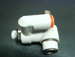  SMC ASP630F-04-12S Pneumatic Flow Control w/ Pilot Check Valve Image