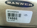  Banner SFI-D1HDPS15 Fiber Optic Safety Interlock Switch Pico Guard Image