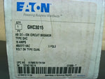  Eaton GHC3015 15A Circuit Breaker G Frame Type GHC 14 KAIC @ 480/277VAC 3 Pole 15 AMP Rating Image