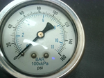  Marsh Bellofram J7658P Pressure Gauge 1/4" NPT 0-300PSI Image