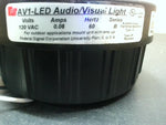  Federal Signal AV1-LED RED Combination Audio Visual Light 120 VAC Image
