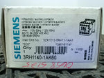  Siemens 3RH1140-1AK60 Contactor Relay 120VAC 60Hz Image