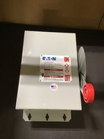  Eaton DH362UDK Non-Fusible Heavy Duty Safety Switch 60A 600VAC 3Pole NEMA 12 Image
