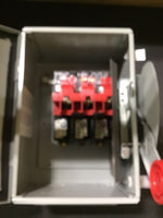  Eaton DH362UDK Non-Fusible Heavy Duty Safety Switch 60A 600VAC 3Pole NEMA 12 Image