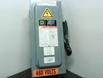  Square D H361AWKEI 30A 600V AC/DC 3 Pole Non-Fusible Safety Disconnect Switch Image