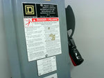  Square D H361AWKEI 30A 600V AC/DC 3 Pole Non-Fusible Safety Disconnect Switch Image