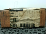  Hoffman F44WN2 Steel Feed Through Nipple 4" x 4" x 2" Wireway Nema 12 Factoy Sealed Image