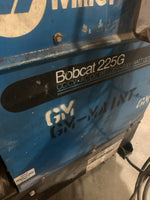  Miller Bobcat 225G Welder Generator 8000W 120/240V Phase 1 Ser# K0287452 (ship dims 60x36x45 x 730lbs) Image