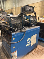  Miller Deltaweld 452 Welding Machine 951237  w/ Dual Miller 60 Series Feeders with Miller Welding Process Selector Control 042872  (48x40x49x615lbs) Image
