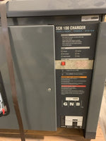  GNB SCR100-18-1200T1-U Fork Lift Battery Charger LA 208/240/480AC V 37/32/16A 36DC V 1200 AH 28x38x32 3PH 60Hz Image