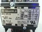  Square D 8910DPA23V14 Contactor 24V-Coil 3Pole 25Amp 600V 15HP Open Type Image