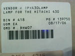  Hitachi CPX430LAMP Projector Replacement Lamp Image