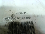  Carr Lane CL-550-PL Toggle Clamp Series Jaw 4-1/4"W 700 lbs Cap Image