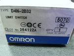  Omron D4N-2B32 Industrial Roller Push Limit Switch AC-15 3A/240VAC Image
