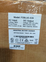  EcoCharge FS9LUE-539 Battery Charger 480VAC 3PH Input x 48VDC Output 24-Cell 340A 850Ahr Forklift Battery Charger Image