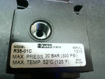 Parker Watts R35-01C Qube Regulator 1/8" NPT Ports 0-125 PSIG  Push Lock Knob Image