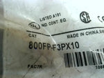  Allen-Bradley 800FP-F3PX10 Head Push Button Flush Green Ser.A Image