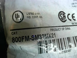  Allen Bradley 800FM-SM32MX21 Selector Switch 3 Position Black Image