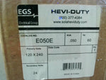  EGS Sola/Hevi Duty E050E 0.050 KVA Transformer 120x240V PRI x 24V Sec Image