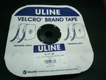  Uline S-17165 Velcro Brand BLACK 1 1/2” X 75’ Strips Loop & Hook Pair Image