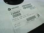  Uline S-17165 Velcro Brand BLACK 1 1/2” X 75’ Strips Loop & Hook Pair Image