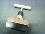 Noshok 403-FFS Needle Valve 316 SS 10000PSI 3/8" NPT F-F Hard Seat Image