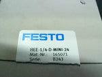  Festo HEE-1/4-D-Mini-24 On/Off Valve 165071 Image