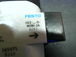  Festo HEE-1/4-D-Mini-24 On/Off Valve 165071 Image