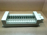  SMC VV5QC41-12C16FSDQN0-X25 Pneumatic Manifold Base Mounted Plug In Unit Ser.VQC4000 Image
