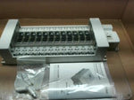  SMC VV5QC41-12C16FSDQN0-X25 Pneumatic Manifold Base Mounted Plug In Unit Ser.VQC4000 Image