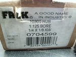  Falk 0704599 Coupling Hub 1.125" Bore 1/4 X 1/8" KW 1030T Image