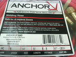  Anchor 907-LB504 Acetylene and Oxygen Hose 1/4" Grade R Twin-Line Welding 50FT Image